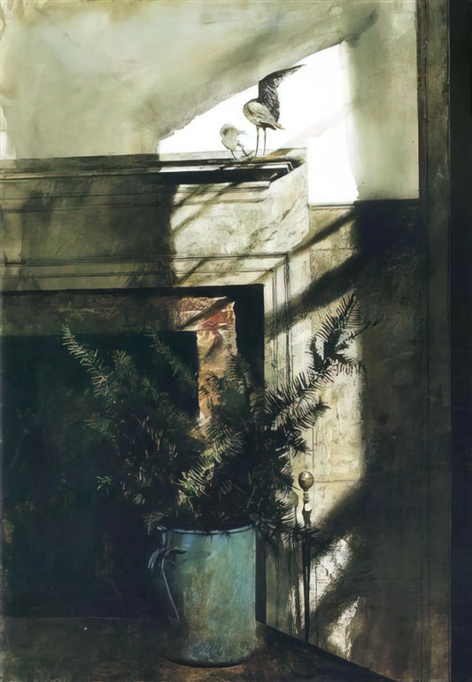 Andrew Wyeth Signed Prints: A Guide to Authenticity, Value, and Collecting - BIRD IN THE HOUSE by Andrew Wyeth
