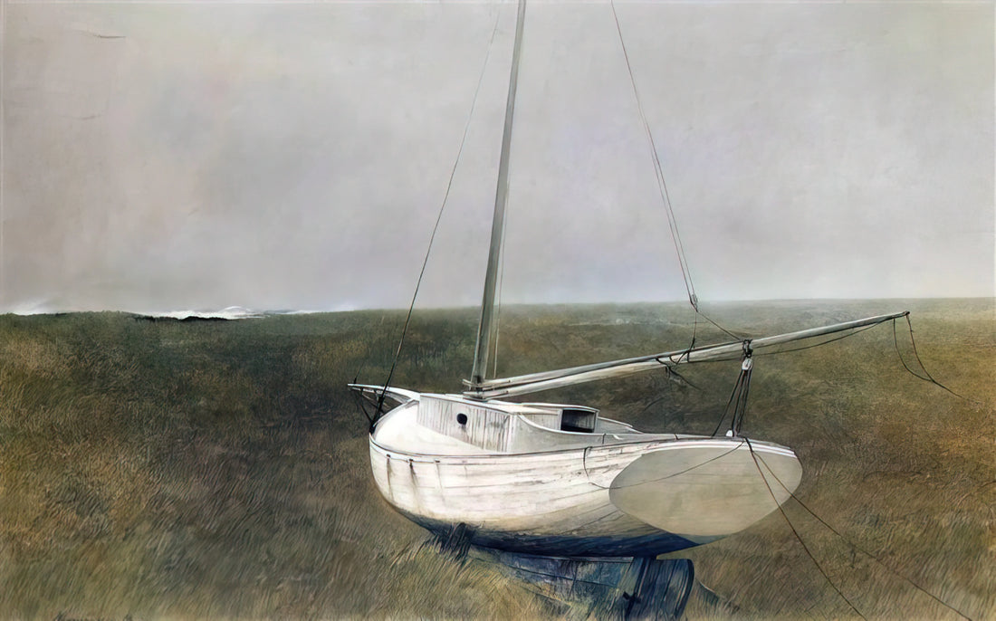 Andrew Wyeth Signed Prints: Authenticity, Value, and Collector Insights - BELOW DOVER 1950 by Andrew Wyeth