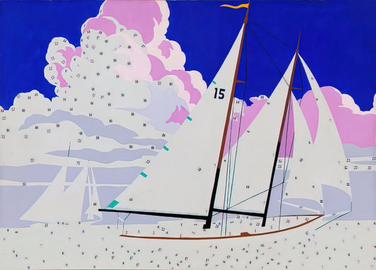 Andy Warhol Daisy Print: The Iconic Flower Power Symbol in Pop Art - Do It Yourself  Sailboats  by Andy Warhol