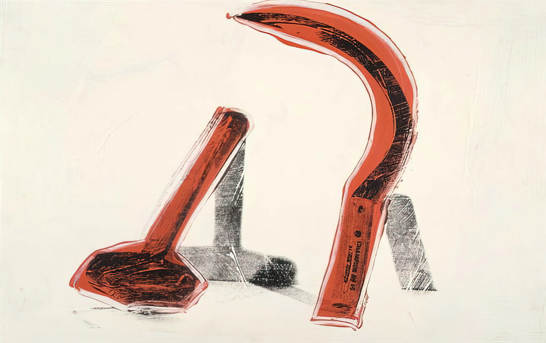 Andy Warhol Diamond Dust Dracula: The Glittering Gothic Masterpiece - Hammer and Sickle by Andy Warhol