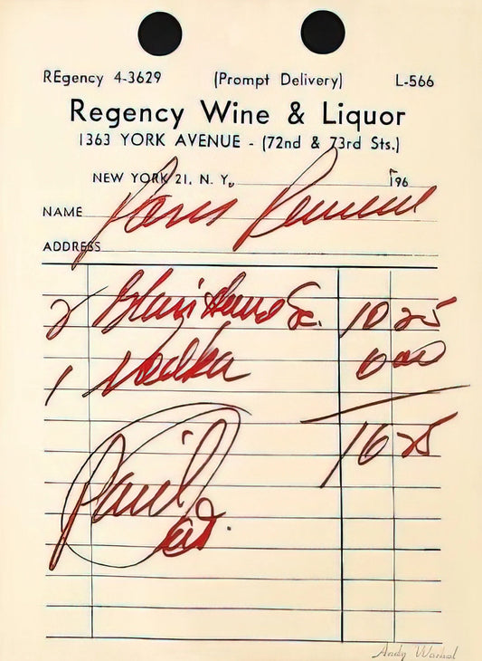 Andy Warhol Original Price: Understanding the Market for Pop Art Masterpieces - Paris Review Poster by Andy Warhol