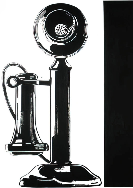 Andy Warhol Poster 50x70: A Collector's Guide to Iconic Pop Art Prints - Telephone by Andy Warhol