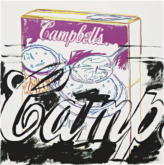 Andy Warhol Self Portrait Print: The Artist's Enduring Reflection on Fame and Identity - Campell's Onion Soup Box by Andy Warhol