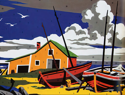 Andy Warhol Vesuvius Print: The Pop Art Master's Volcanic Exploration - Do It Yourself  Seascape  by Andy Warhol