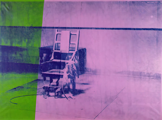 Andy Warhol and Fred Hughes: The Business Partnership That Transformed Modern Art - Big electric chair by Andy Warhol