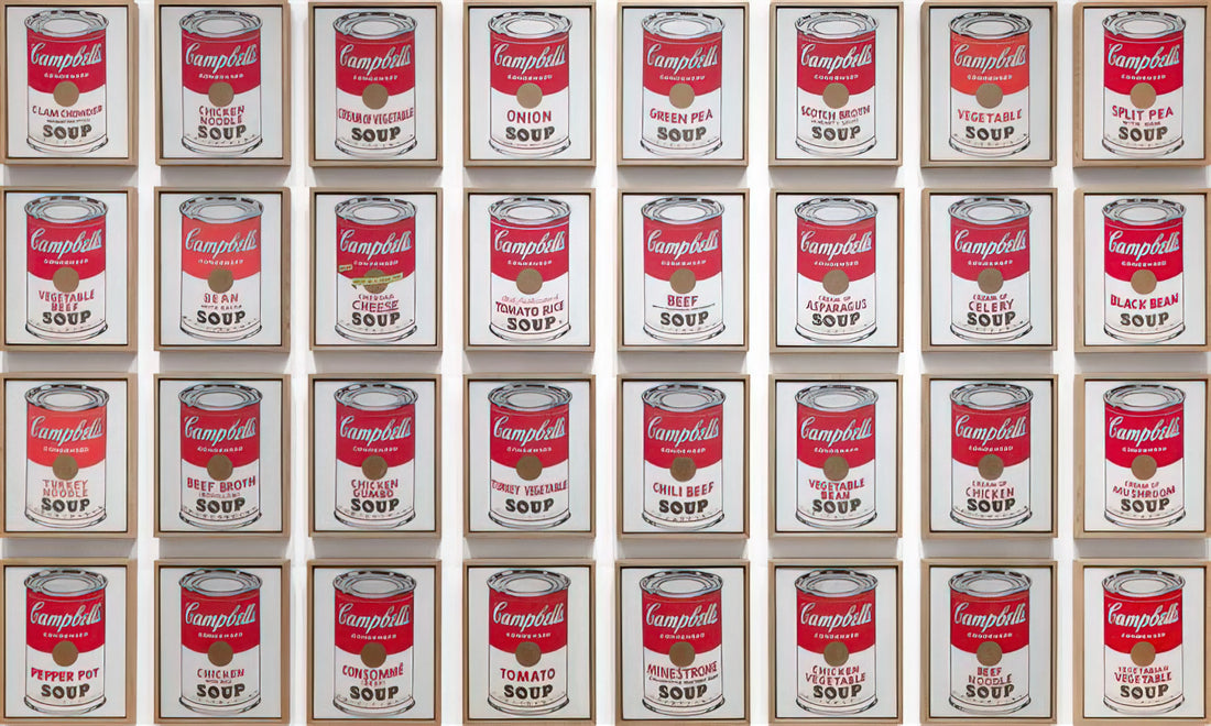 Andy Warhol and Jade Jagger: When Pop Art Royalty Meets Rock 'n' Roll Legacy - Campbell's Soup Cans by Andy Warhol