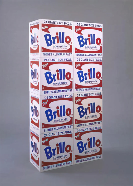 Andy Warhol and Jean-Michel Basquiat Poster: A Definitive Guide to the Iconic Collaboration - Brillo Soap Pads Boxes by Andy Warhol