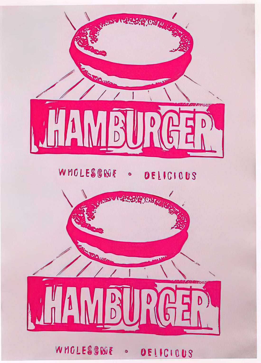 Andy Warhol's James Dean: The Iconic Pop Art Portrait That Defined a Generation - Double Hamburger by Andy Warhol