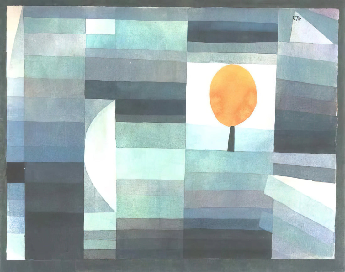 Angelus Novus Print: Paul Klee's Mysterious Angel of History - THE MESSENGER OF AUTUMN 1922 by Paul Klee