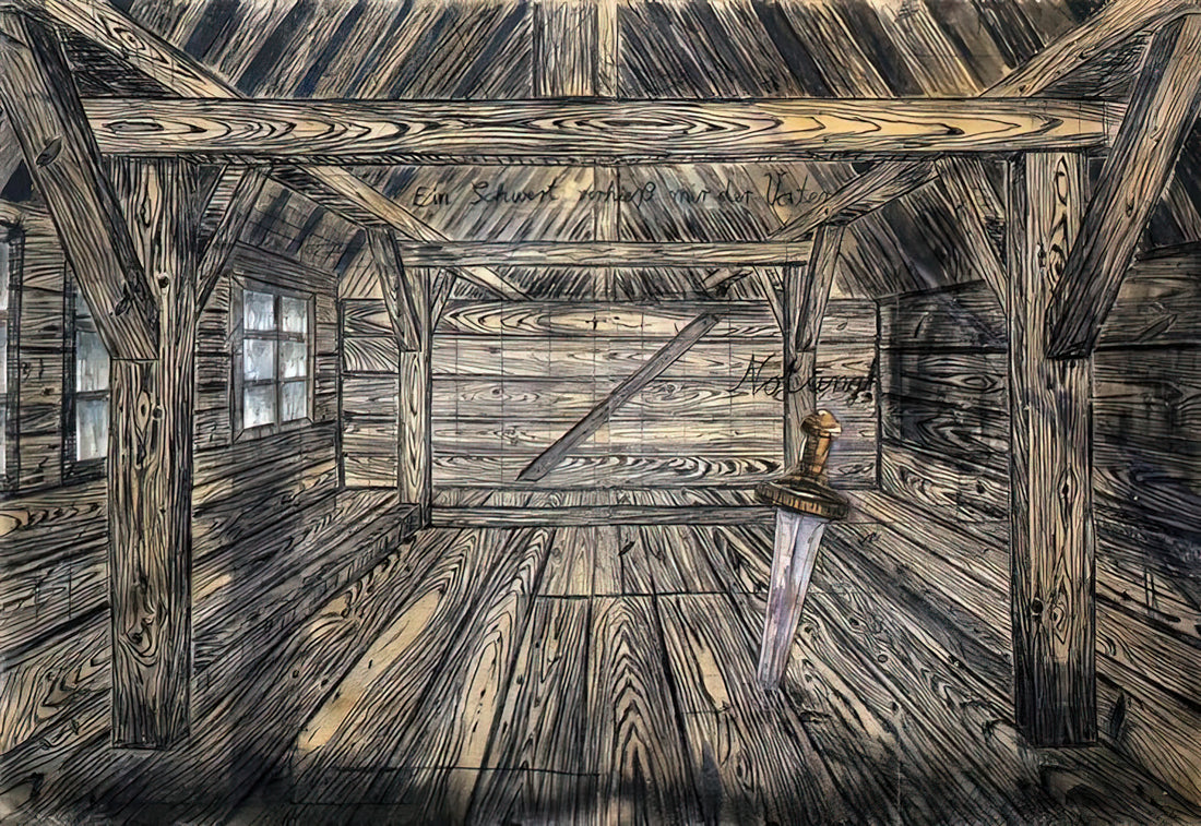Anselm Kiefer Gallery: Exploring the Monumental Art of Germany's Leading Contemporary Artist - NOTHUNG 1973 by Anselm Kiefer