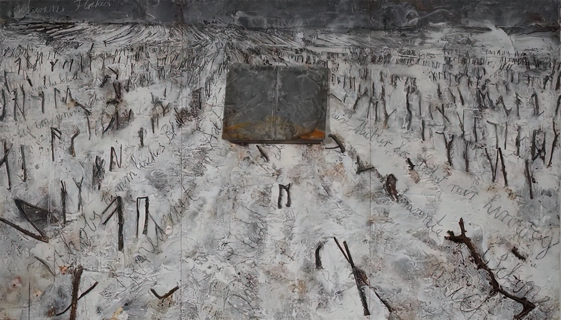 Anselm Kiefer Photo: The Artist's Transformative Use of Photography in Monumental Art - BLACK FLAKES 2006 by Anselm Kiefer