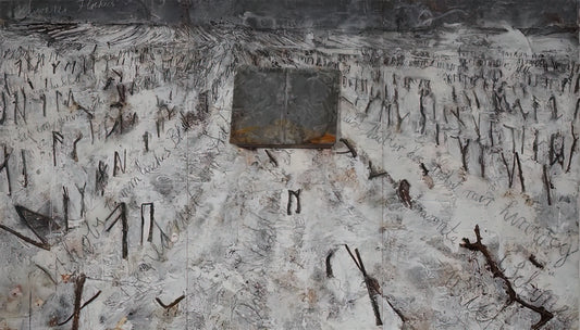 Anselm Kiefer Photo: The Artist's Transformative Use of Photography in Monumental Art - BLACK FLAKES 2006 by Anselm Kiefer