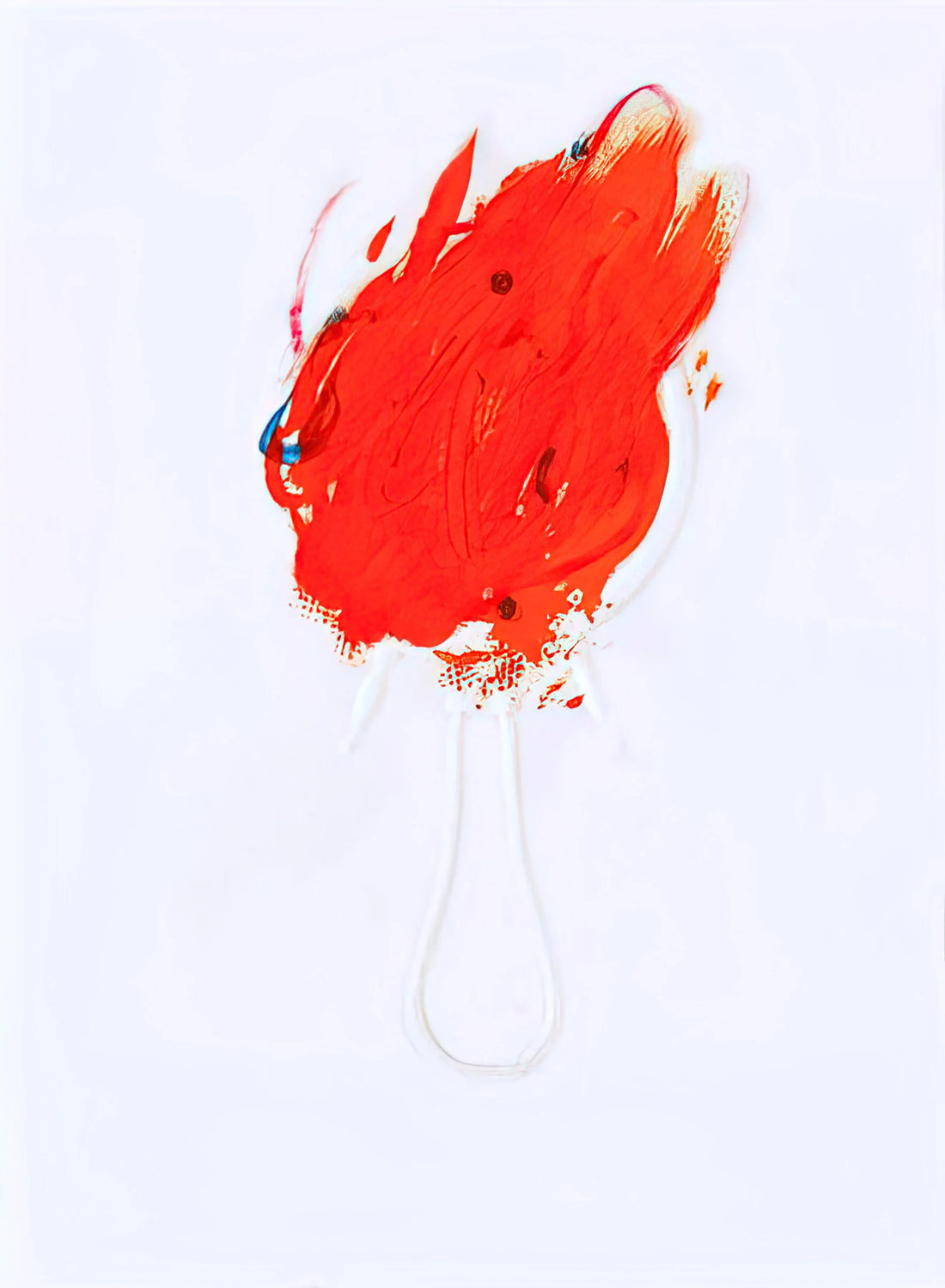 Antoni Tàpies: The Alchemist of Matter and Memory in Modern Art - UNTITLED FLAME AND MIRROR 1967 by Antoni Tapies