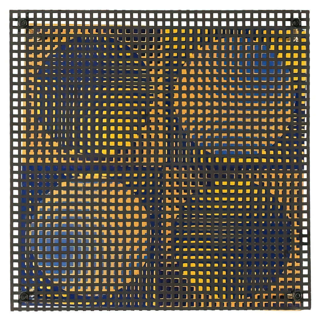 Antonio Asis MD: The Intersection of Art, Medicine, and Geometric Abstraction - 4 - cuadrados 4 - círculos - Op Art by Antonio Asis