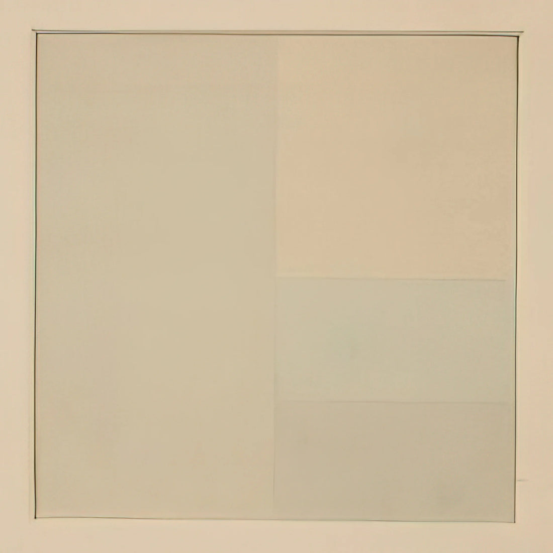 Antonio Calderara Framed Canvas Print: A Guide to Minimalist Elegance - Spazio Luce - 1959 by Antonio Calderara