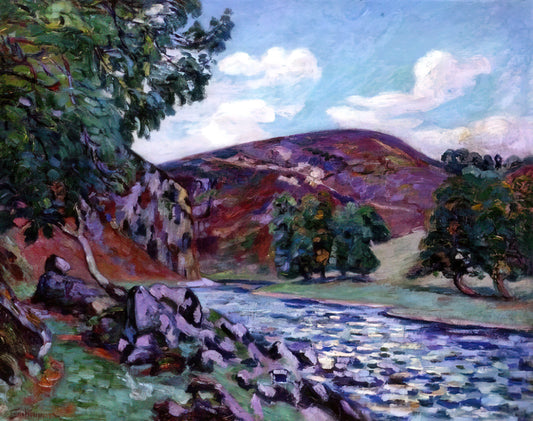 Arman Arami: The Contemporary Visionary Bridging Abstraction and Figuration - Paysage à Crozant - 1900 by Arman