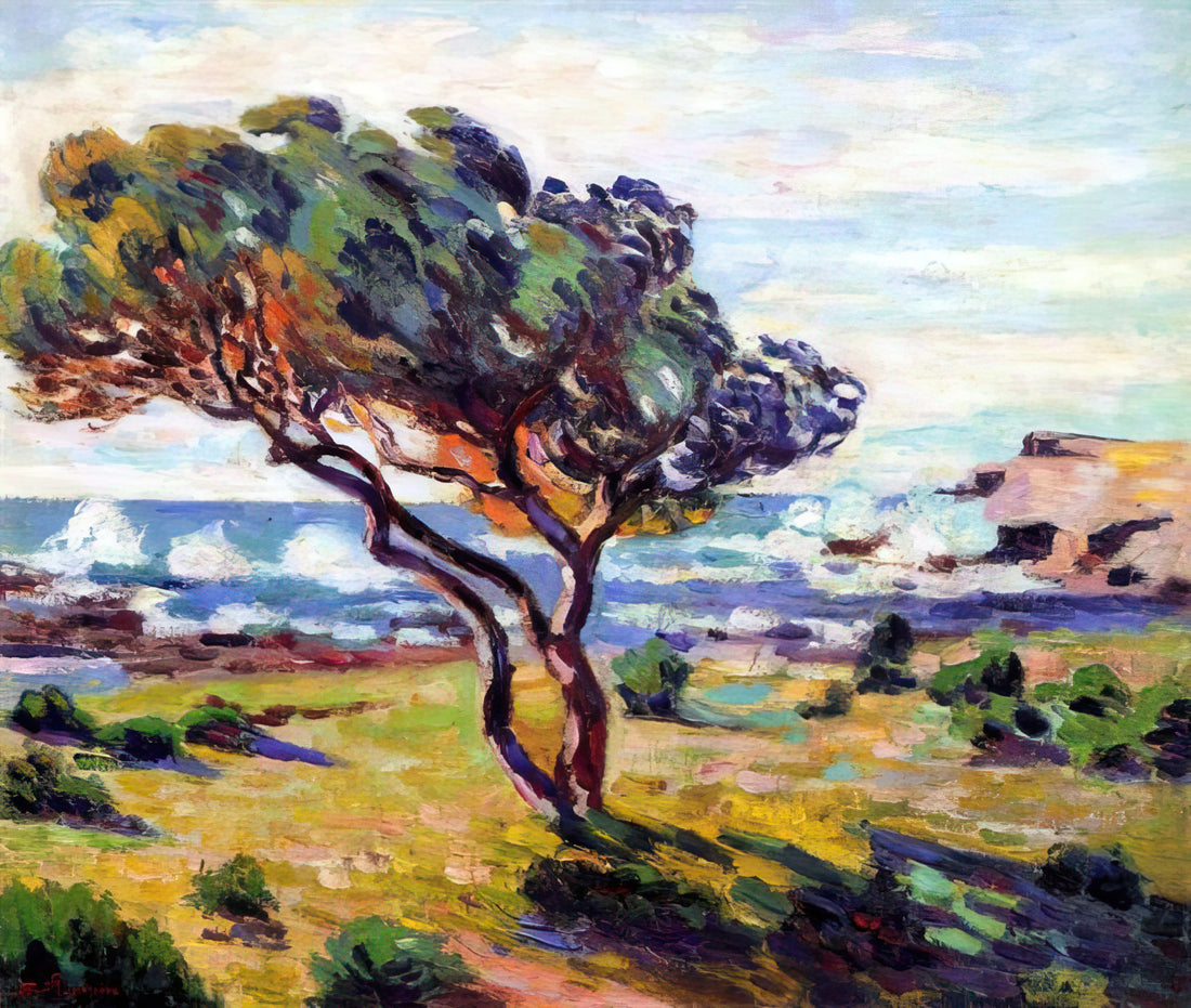 Arman Manookian Paintings: The Lost Genius of Armenian-American Art - Rafales de vent, Le Brusc - 1911 by Arman