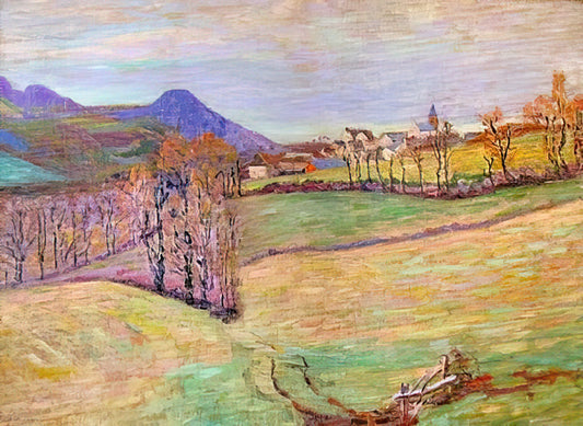 Arman Mkhitaryan: The Armenian Master of Contemporary Figurative Painting - View of Saint-Sauves by Arman