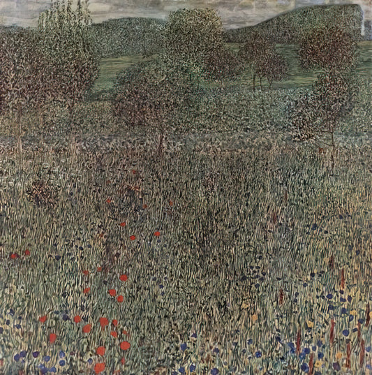 Art Nouveau Klimt Gustav: The Golden Master of Vienna Secession - BLOOMING FIELD by Gustav Klimt