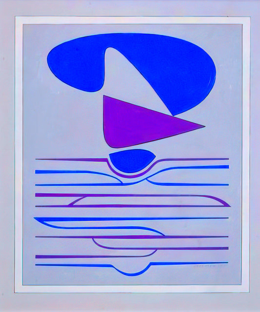 Art by Victor Vasarely: The Visionary Pioneer of Op Art and Geometric Abstraction - Kateau - 1953 by Victor Vasarely