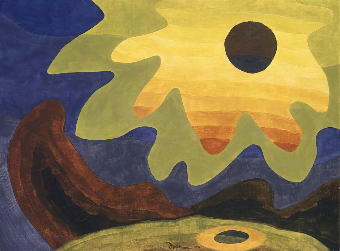 Arthur Dove Artwork: Unveiling the Spirit of American Abstraction - Sun - 1943 by Arthur Dove