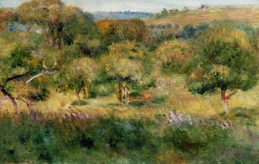 Au Moulin de la Galette by Renoir: A Masterpiece of Impressionist Joy and Light - The Edge of the Forest in Brittany by Pierre-Auguste Renoir