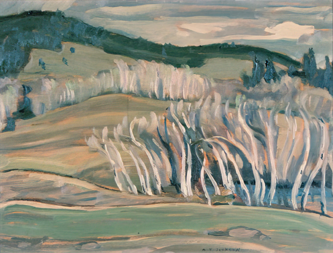 Ay Jackson Canvas: Exploring the Canadian Landscape Through a Master's Eyes - Spring, Caribou Country - 1949 by A.Y. Jackson