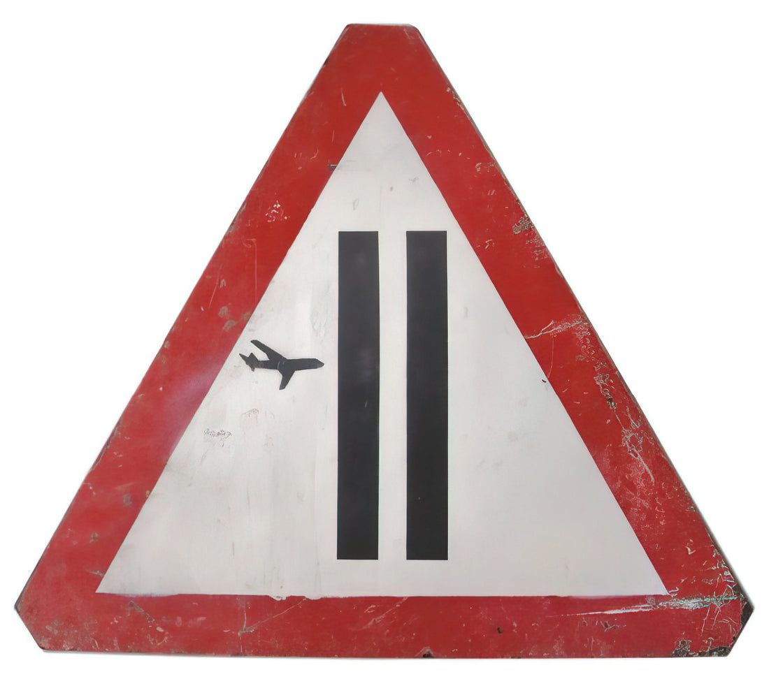 Banksy Art Canvas Prints: The Ultimate Guide to Owning Iconic Street Art - WARNING SIGN 2006 by Banksy