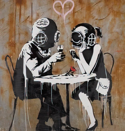 Banksy Rat Canvas: The Subversive Symbolism of Street Art's Most Iconic Rodent - THINK TANK 2003 by Banksy