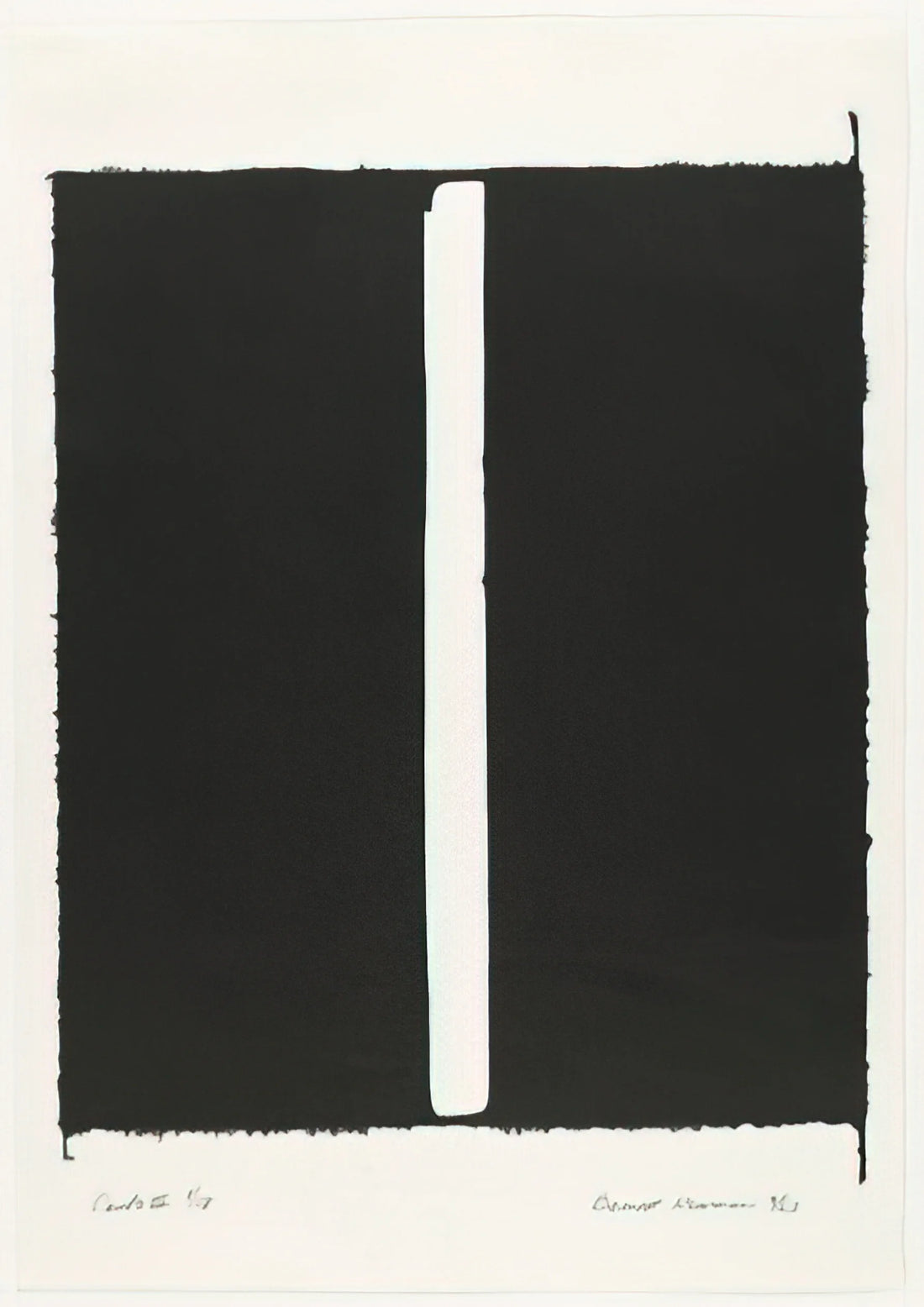 Barnett Newman Prints for Sale: A Collector's Guide to Abstract Expressionist Masterpieces - Canto III by Barnett Newman