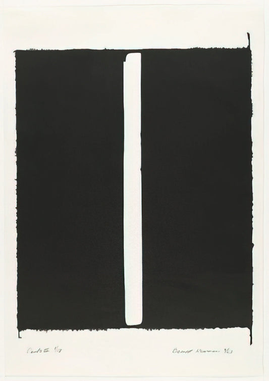 Barnett Newman Prints for Sale: A Collector's Guide to Abstract Expressionist Masterpieces - Canto III by Barnett Newman