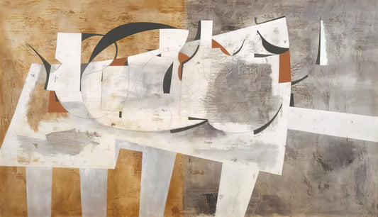 Ben Nicholson and Fred Murray: A Guide to Their Paintings and Art Prints for Sale - August 1956 Val d'Orcia - 1956 by Ben Nicholson