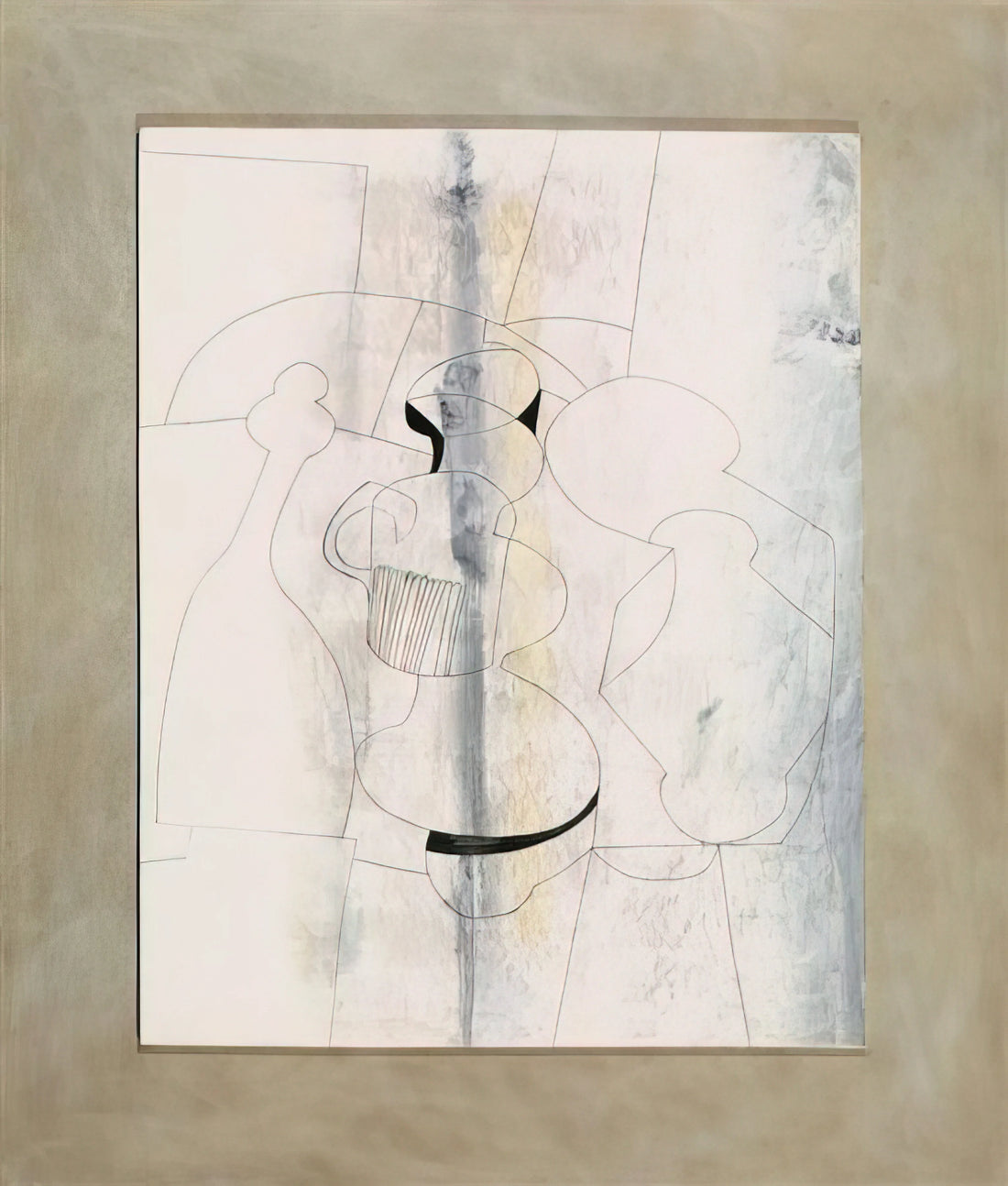 Ben and Winifred Nicholson: A Modernist Partnership in Art and Life - 20 April 1979 vertical stripe - 1979 by Ben Nicholson