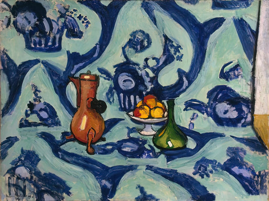 Berggruen Matisse: The Collector's Eye and the Master's Legacy in Modern Art Prints - STILL LIFE WITH BLUE TABLECLOTH 1906 by Henri Matisse
