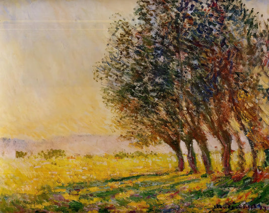 Best Monet Paintings: A Curated Guide to the Impressionist Master's Most Iconic Works - Willows at Sunset by claude monet