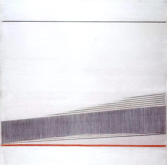 Bice Lazzari Reproduction: A Guide to Collecting and Displaying Her Abstract Masterpieces - La linea rossa - 1966 by Bice Lazzari