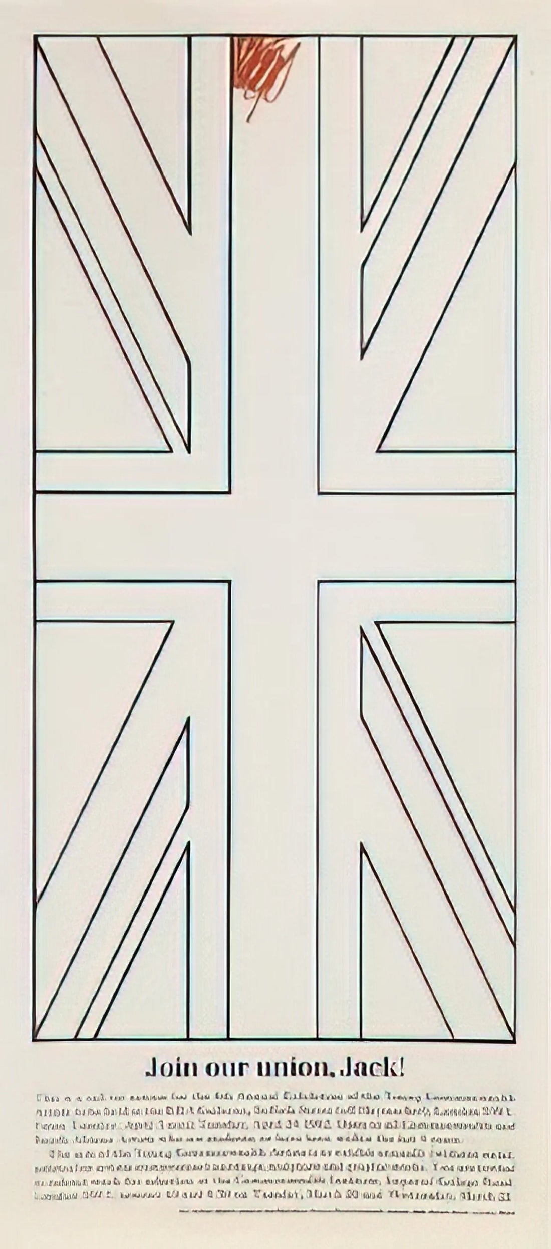 Billy Apple Reproductions: The Art of Replication in a Conceptual Legacy - Join our union, Jack! Young Commonwealth Artists - 1962 by Billy Apple