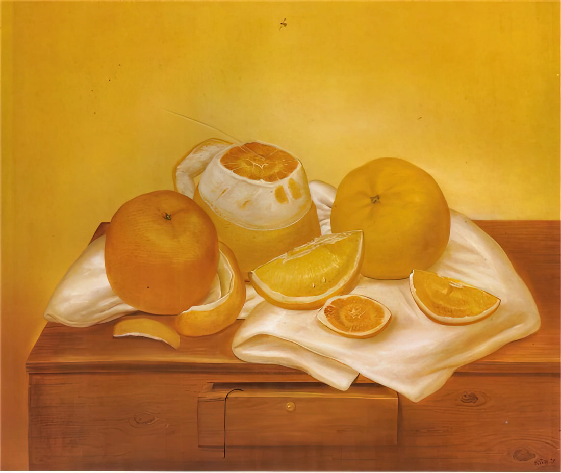 Botero Bird: The Monumental Charm of Fernando Botero's Avian Sculptures - ORANGES by Fernando Botero