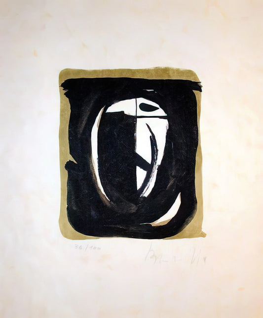 Bram van Velde Signature: Decoding the Mark of an Abstract Master - Untitled - 1975 by Bram van Velde