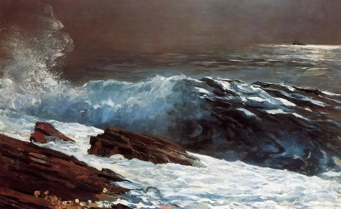 Breezing Up: Winslow Homer's Masterpiece of American Maritime Art - SUNLIGHT ON THE COAST by Winslow Homer