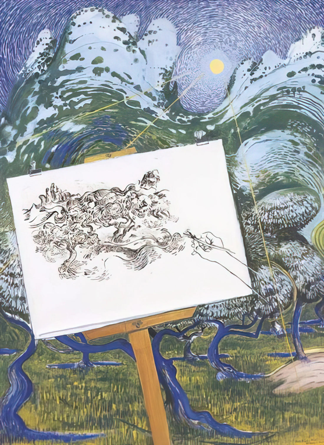 Brett Whiteley Posters: A Collector's Guide to the Australian Master's Iconic Prints - St-Remy de Provence - 1983 by Brett Whiteley