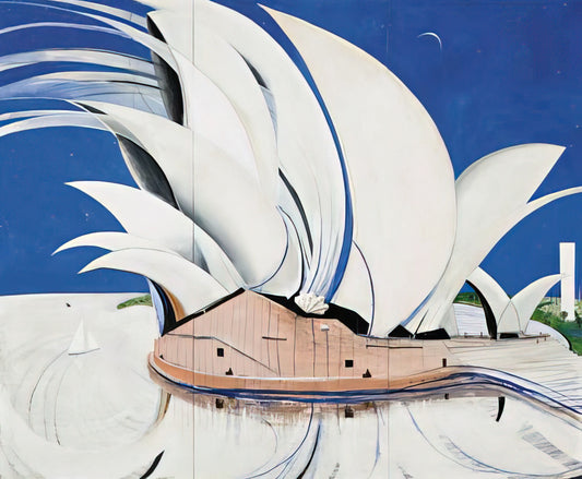 Brett Whiteley Signed Prints: Authenticity, Value, and Collecting Insights - Opera House - 1982 by Brett Whiteley