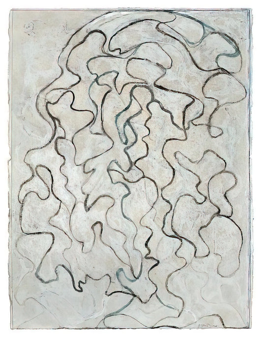 Brice Marden: The Evolution of a Master in Contemporary Painting - Nevis Rock - 2008 by Brice Marden