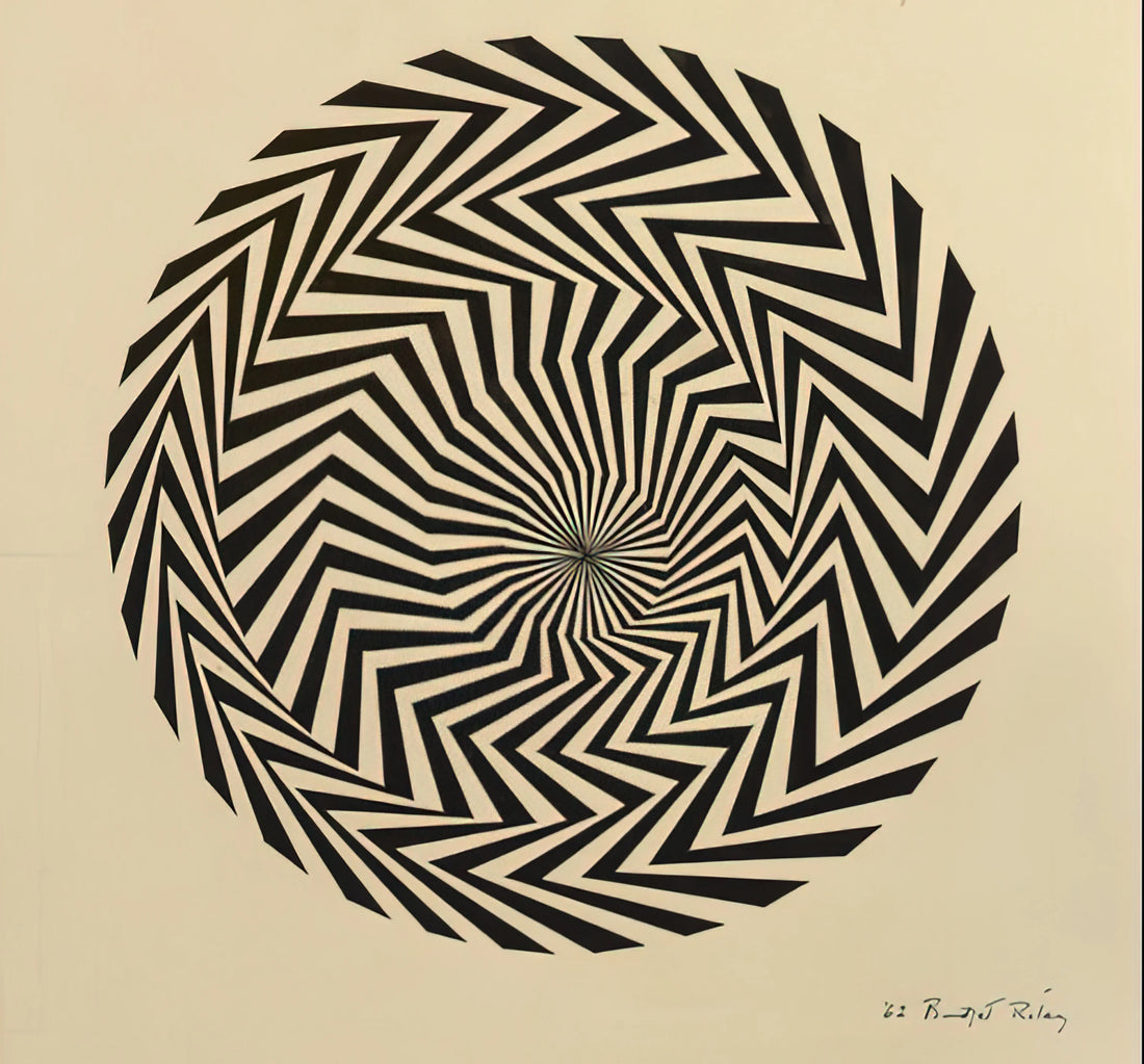 Bridget Riley at MoMA: The Optical Revolution and Enduring Legacy of Op Art - BLAZE STUDY 1962 by Bridget Riley