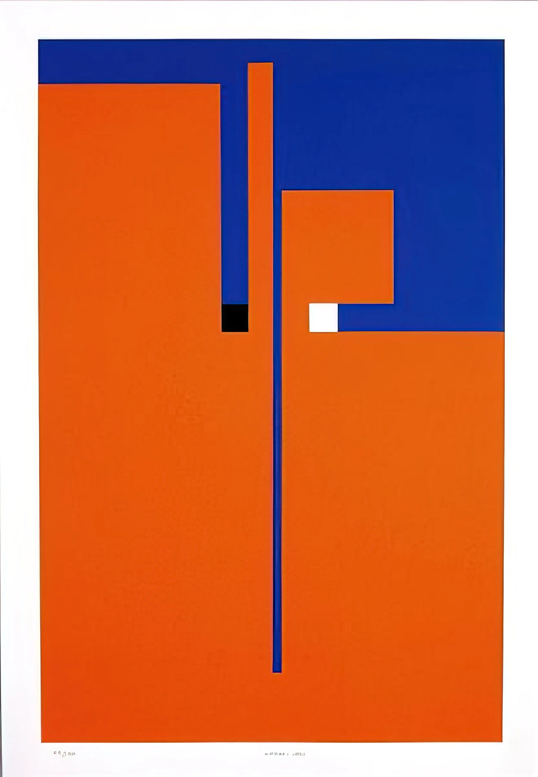 Bruno Munari Posters: A Journey into Italian Modernist Design and Playful Abstraction - Tribute to Santomaso - Concretism by Bruno Munari