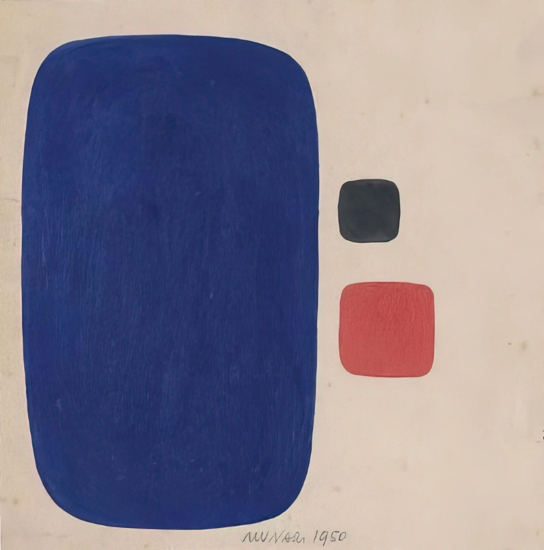 Bruno Munari Prints: The Playful Genius of Italian Modernism - Composizione - 1950 by Bruno Munari
