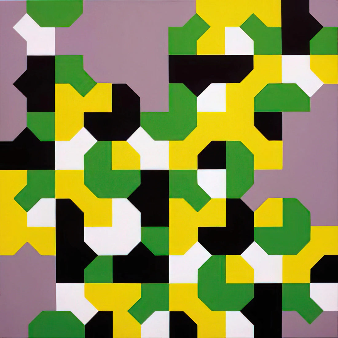 Bruno Munari Xerografia: The Revolutionary Art of Photocopy Innovation - Curva di Peano - 1991 by Bruno Munari