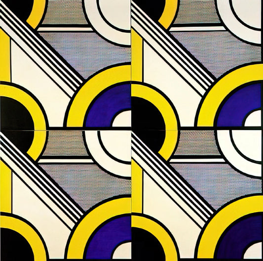 Buy Roy Lichtenstein Prints: A Collector's Guide to Pop Art Masterpieces - MODULAR PAINTING WITH FOUR PANELS 1 1969 by Roy Lichtenstein