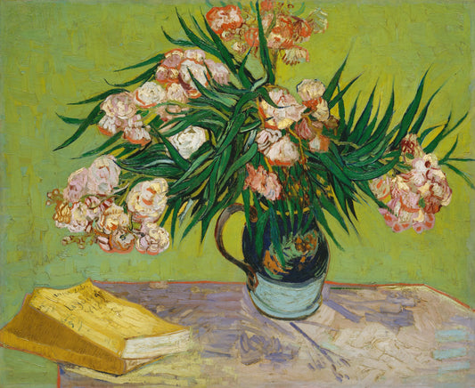 Café Terrace at Night Reproduction: A Guide to Van Gogh's Masterpiece - Oleanders and Books by Vincent van Gogh