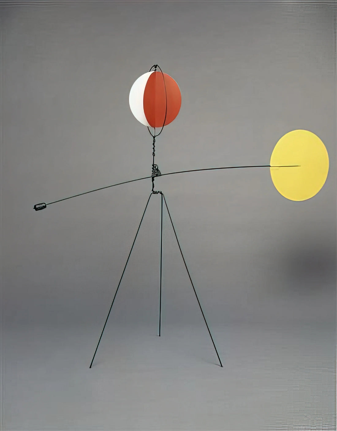 Calder Braniff Lithograph: The Intersection of Modern Art and Aviation - RED AND YELLOW VANE 1934 by Alexander Calder